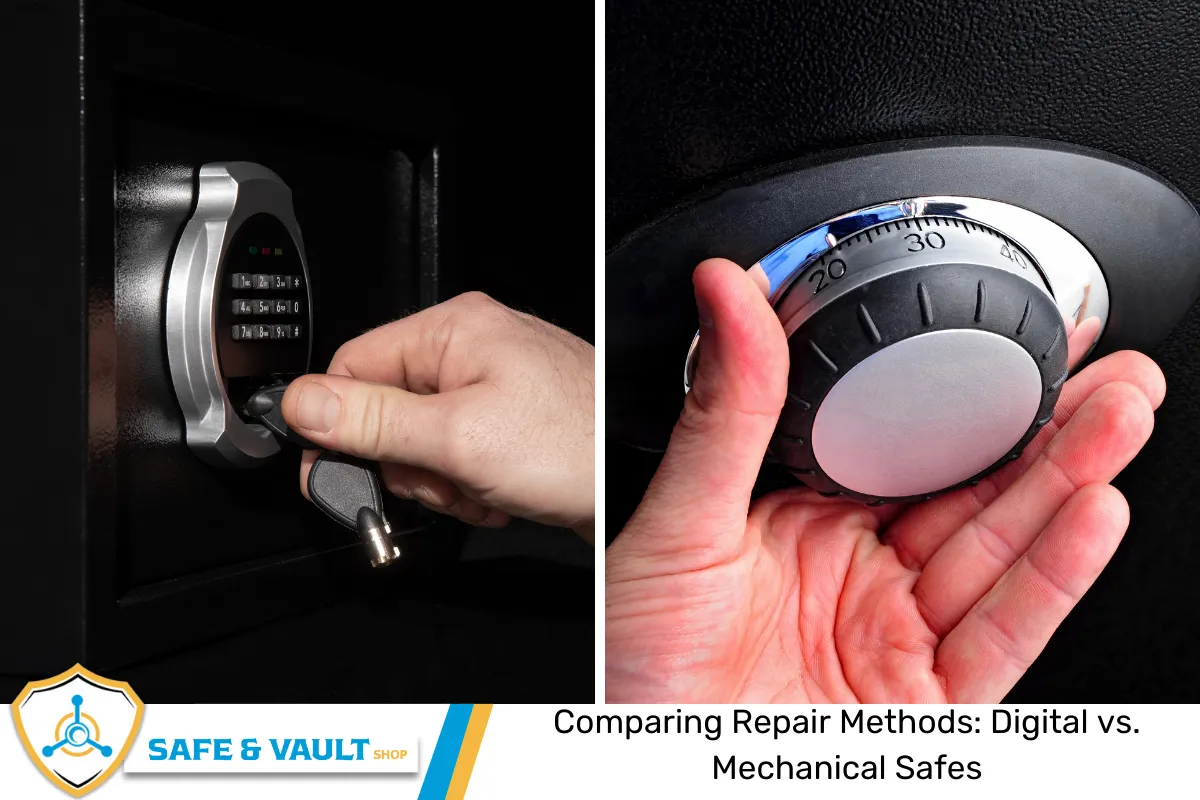 Comparing Repair Methods: Digital vs. Mechanical Safes