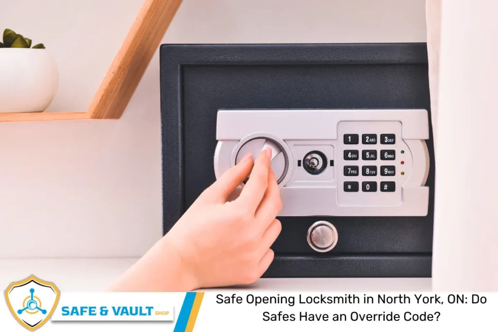 Safe Opening Locksmith in North York, ON: Do Safes Have an Override Code?