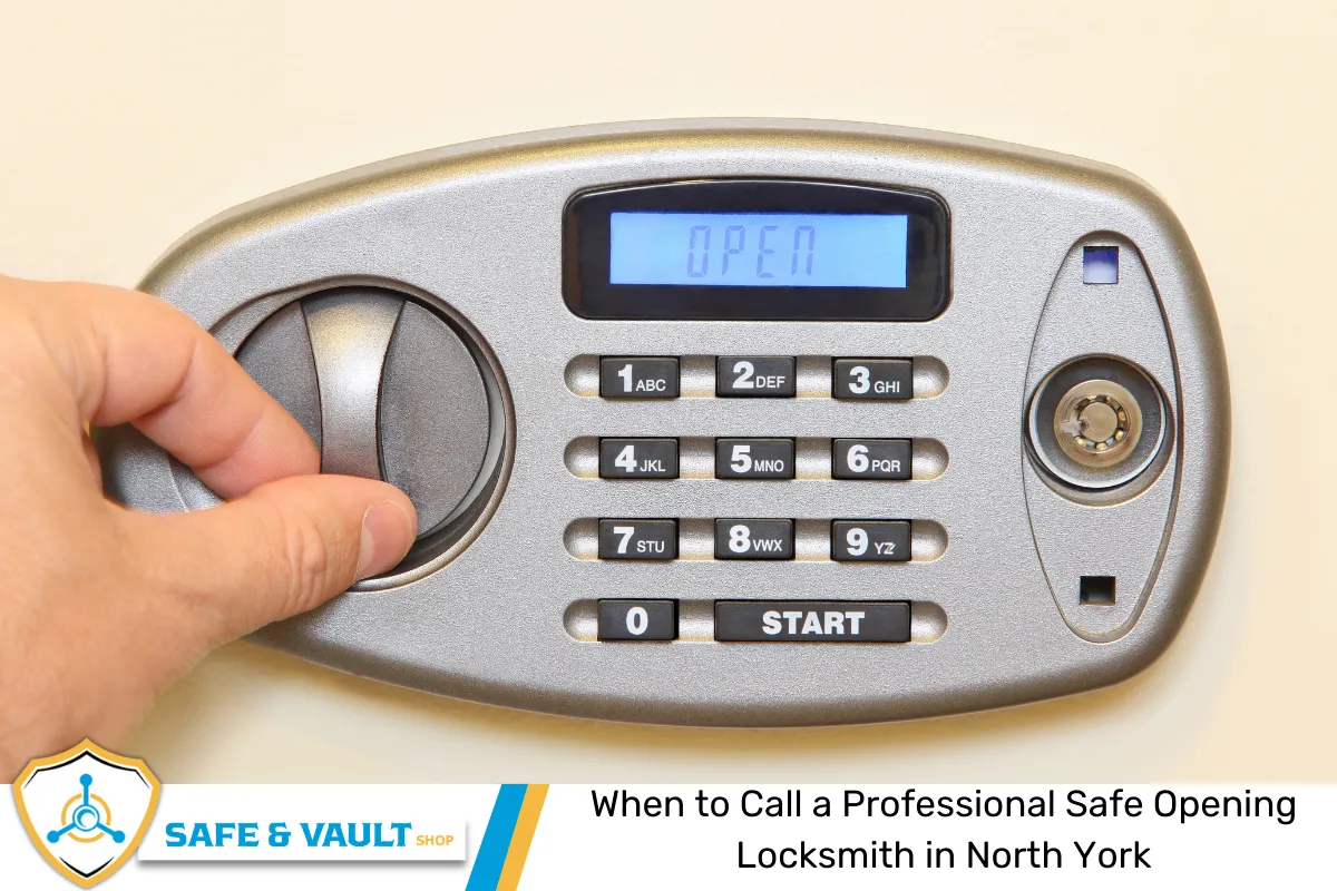 When to Call a Professional Safe Opening Locksmith in North York