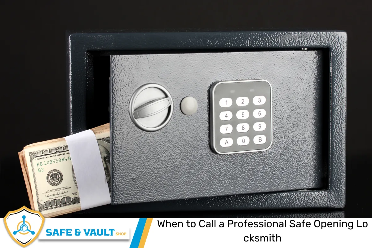When to Call a Professional Safe Opening Locksmith