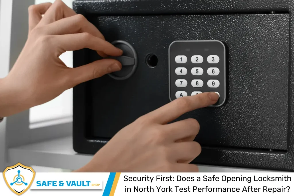 Security First: Does a Safe Opening Locksmith in North York Test Performance After Repair?